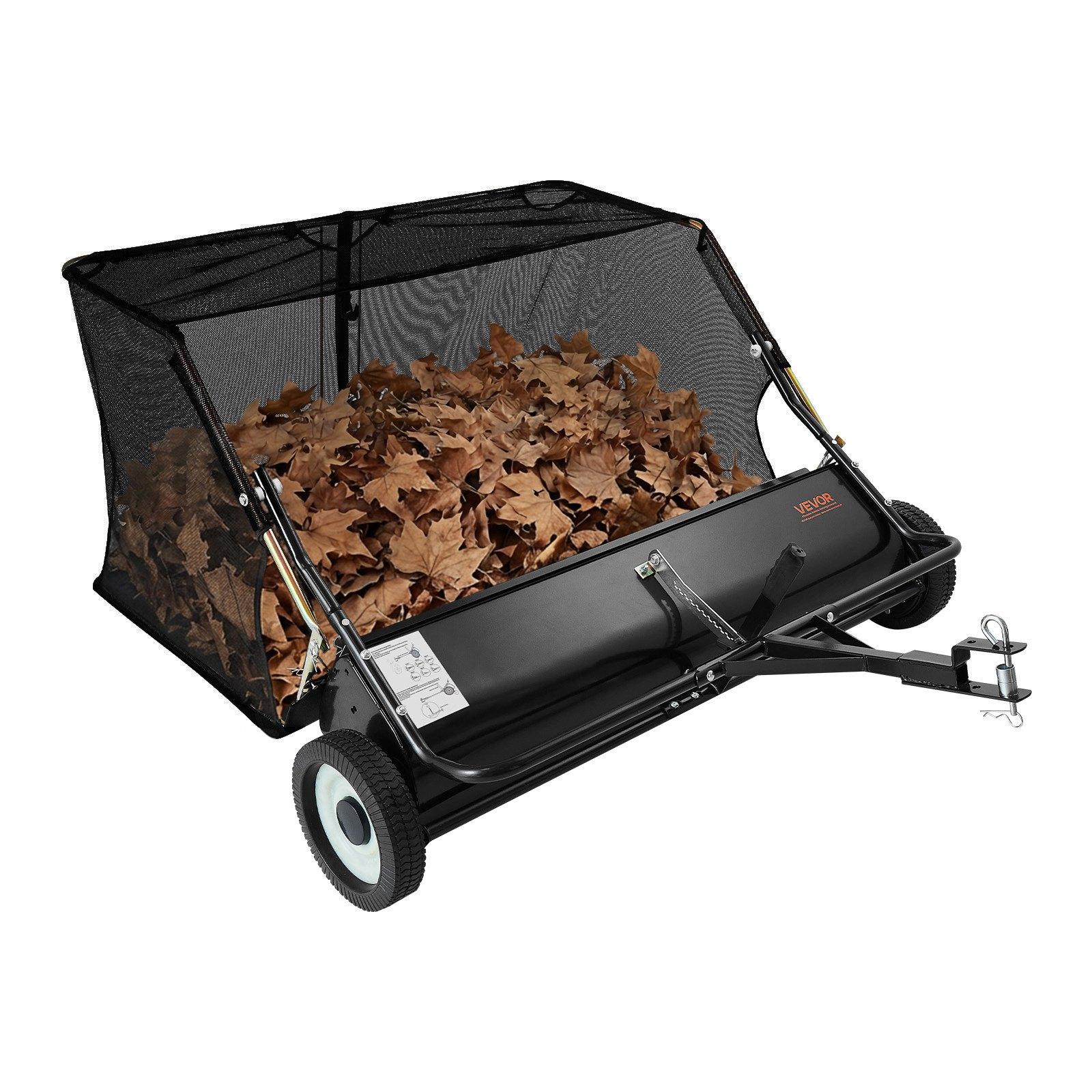 VEVOR Tow Behind Lawn Sweeper, 122cm