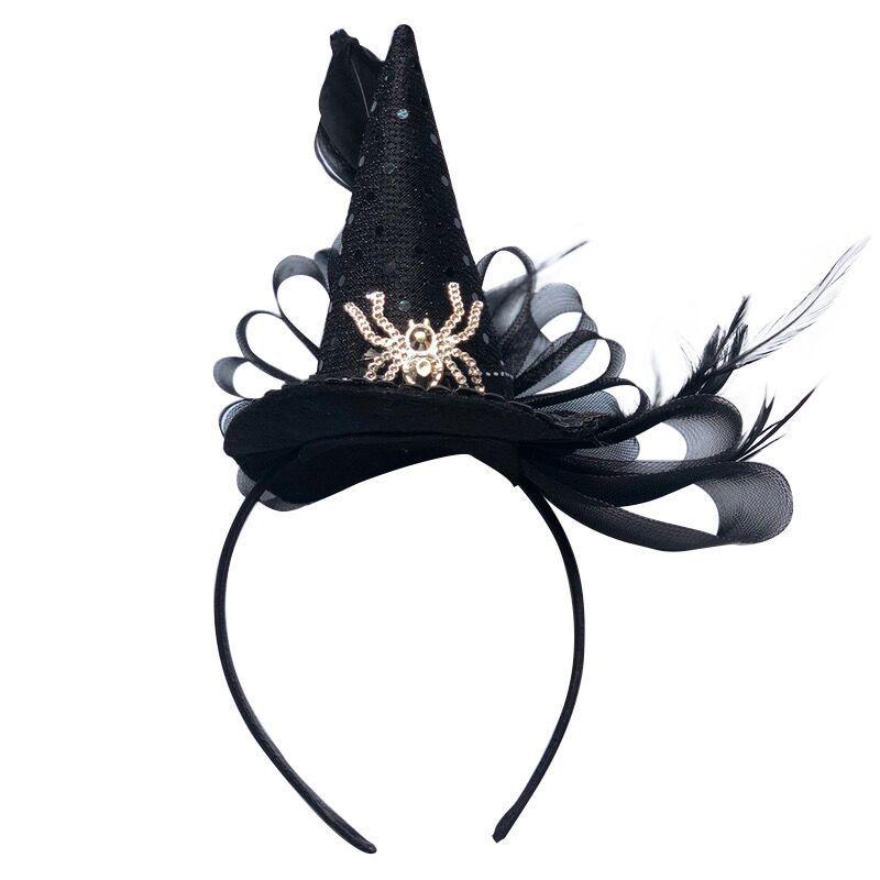 

Детский Хэллоуин Черный Паук Ведьма Ободок для Сценических Выступлений чёрный