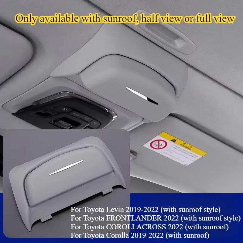 Für Toyota Corolla/Corolla Cross/Harrier/Frontlander/Levin Auto Brillenetui Sonnenbrillen Aufbewahrungsclip Innenraum Auto Zubehör