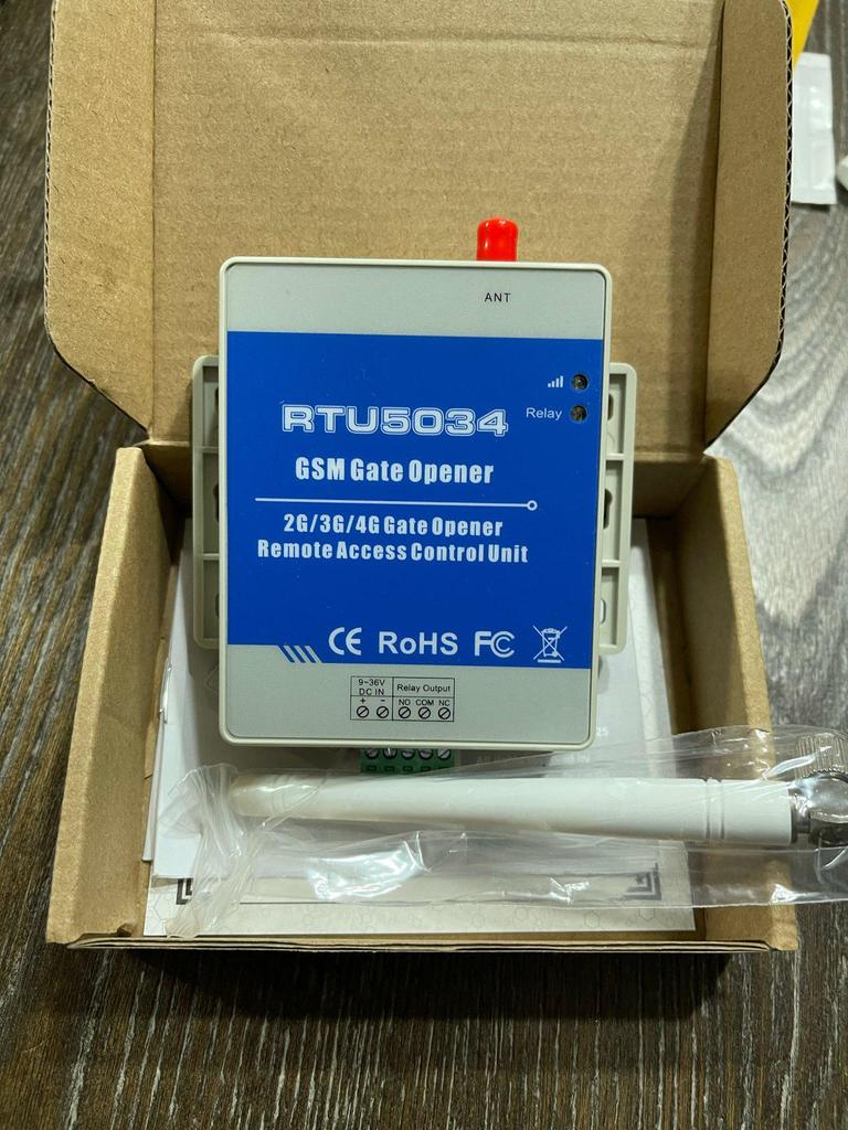 2G RTU5034 Mobile Remote Controller for Garage Doors, Automatic Doors, Water Pumps, and Gate Valves
