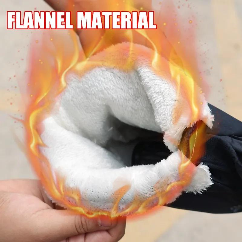 New Motorbike Winter Anti-Cold Keep Warm Gloves Electric Bike Thickened Padded Cotton Handlebar Sleeves Motorcycle Accessories