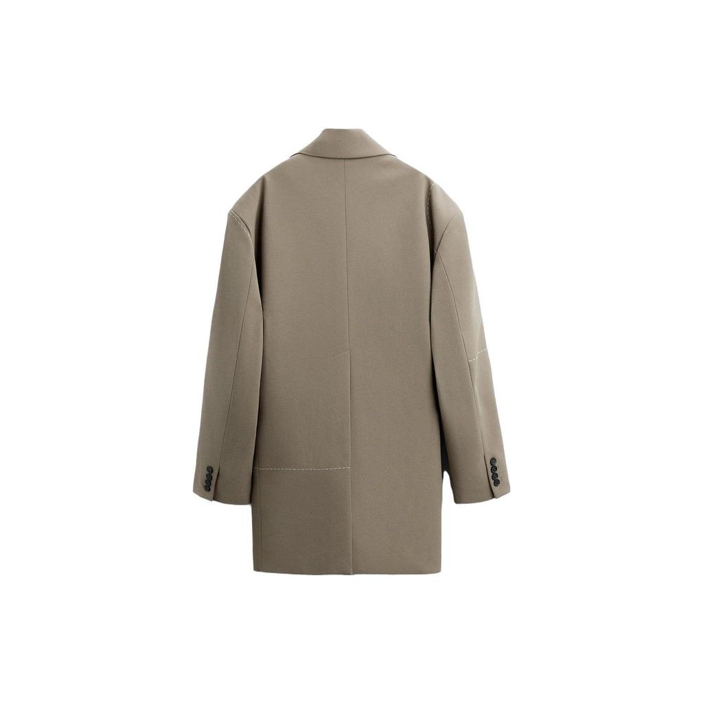 Zara X Maison Special Collaboration Solid Color Fashion Simple Versatile Long Sleeve Blazer Women Blazer Brown 07792707737-33