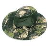 Fashion Military Camouflage Bucket Hats Jungle Camo Fisherman Hat with Wide Brim Sun Fishing Cap
