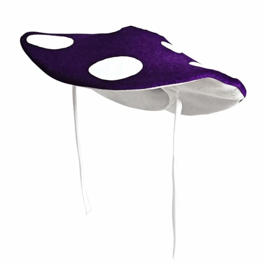 Cartoon Mushroom Plush Hat Plush Cosplay Headgear Cute Roleplaying Photo Hat Photo Session