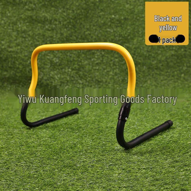 2-Speed Adjustable Football Training Hurdles - Multi-Functional, Foldable Obstacle Bar for Physical Training