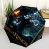 1 szt. J.R.R. Tolkien, Władca Pierścieni Automatyczny Składany Parasol - Kompaktowy Design 8 Żeberek, Wytrzymałe Tworzywo Sztuczne i Żelazo1067L