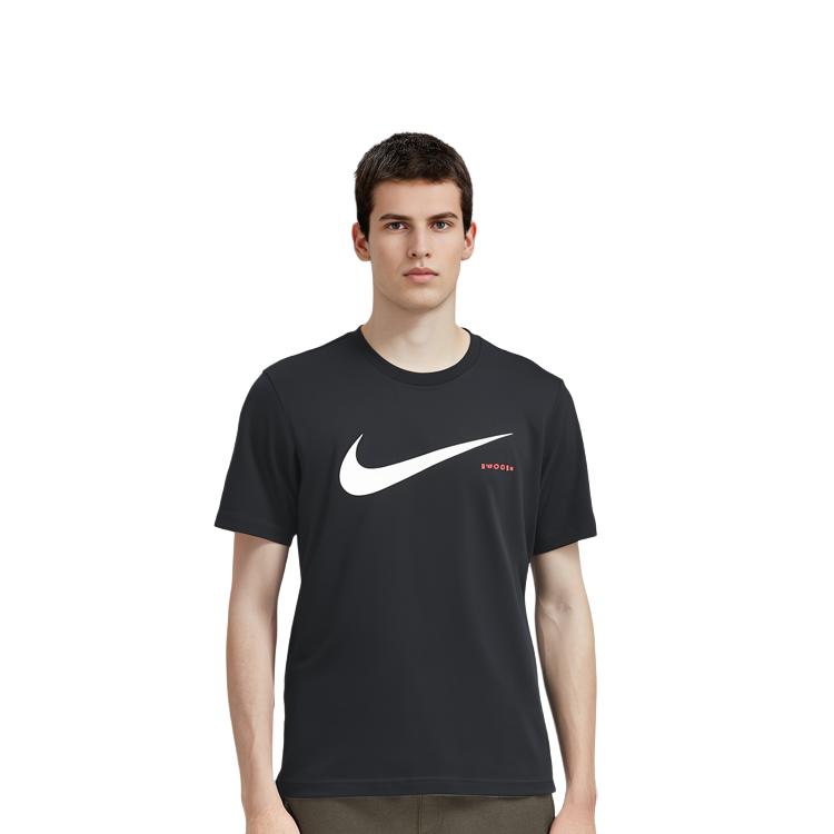 Nike T Shirts Men's Crew Neck Moderate Straight Fit CK2253-010