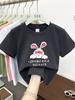 Kids Cotton Cartoon T Shirt Summer Short Sleeve Top For Boys And Girls Breathable Comfortable Tee