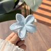 Frangipani Fresh and Sweet Egg Flower Hair Claw Back of Head Disc Hair Shark Clip Hair Ornament Claw Hair Clips for Women