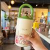 Retro chic insulated cup for girls - Luxury water cup for women - Stainless steel fashionable gift cup