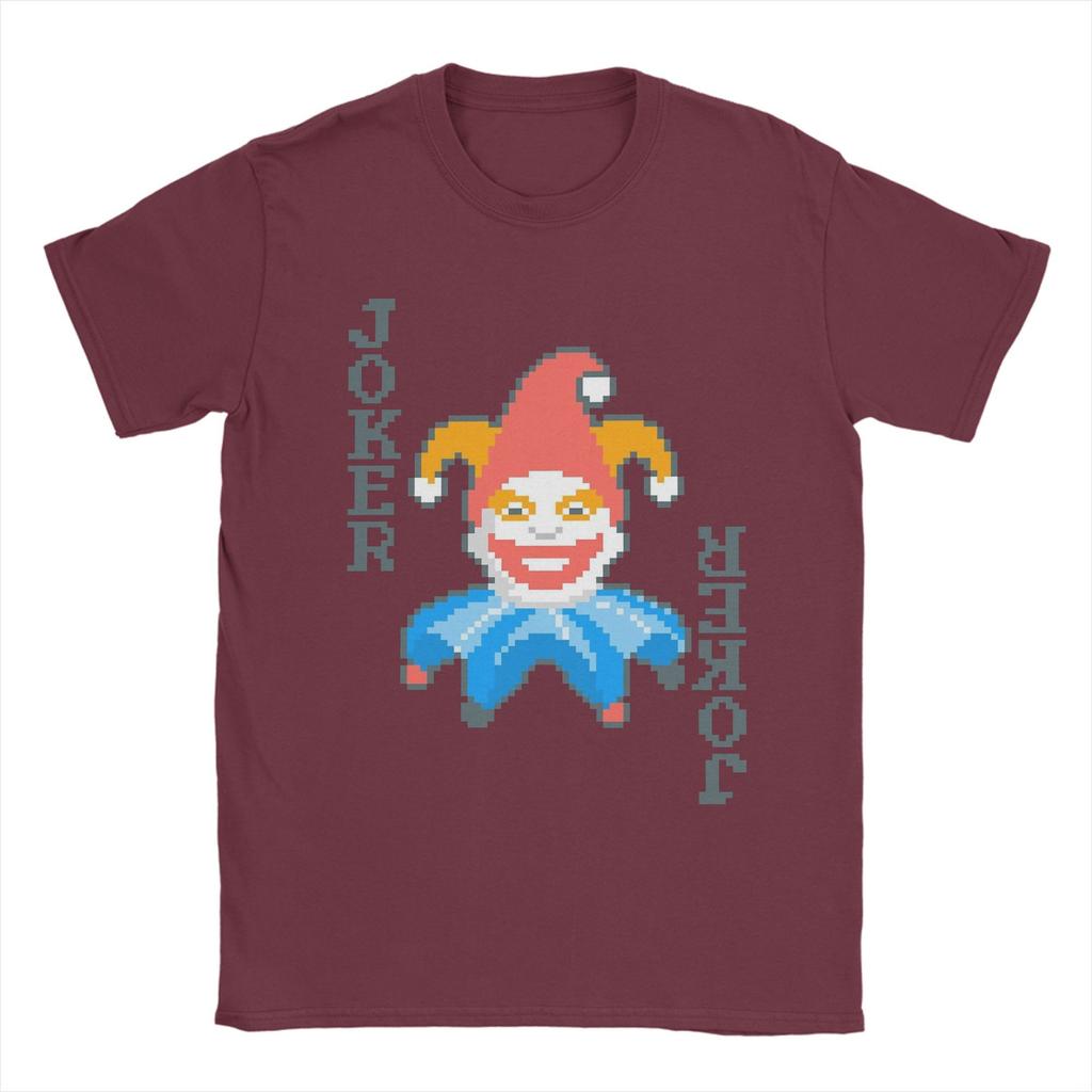 Balatro Game Card Joker Jimbo T-Shirts Men Clown Leisure Cotton Tees Round Neck Short Sleeve T Shirts Plus Size Clothing