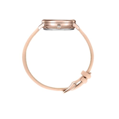 Angel Heart Women's Flowery Time Watch Featuring Kanna Hashimoto, Solar, Leather, OA26P-PK