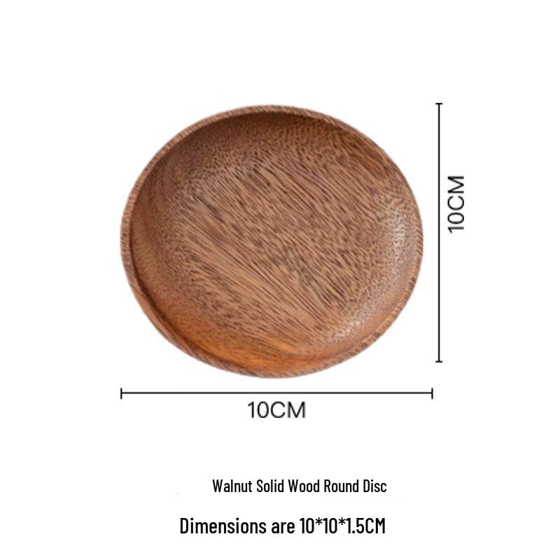Shangqi Walnut Wood Tea Tray with Coasters