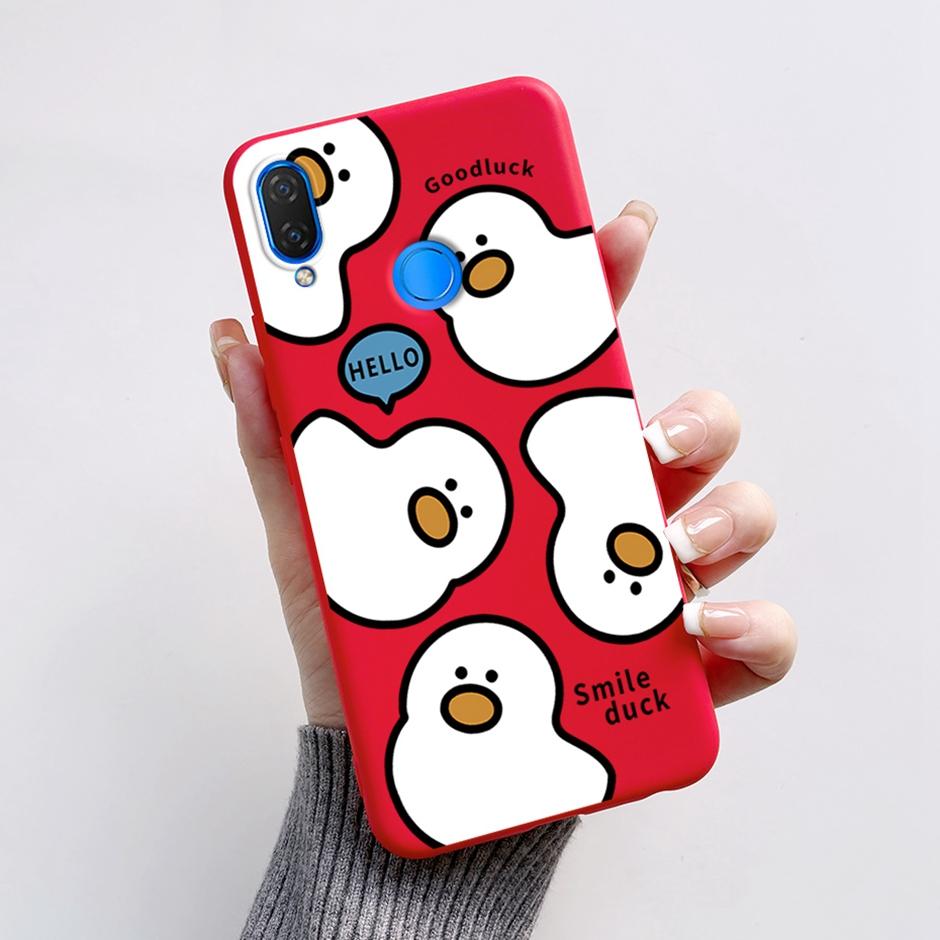 Cute Rabbit Photograph Phone Case For Honor 10 Lite Liquid Silicone Cover Shell For Huawei P smart 2019 Graffiti Bumper