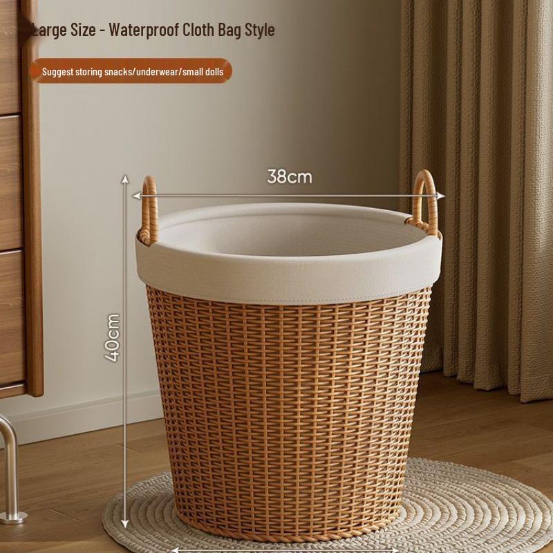 Elegant Large-Capacity Laundry & Toy Storage Basket