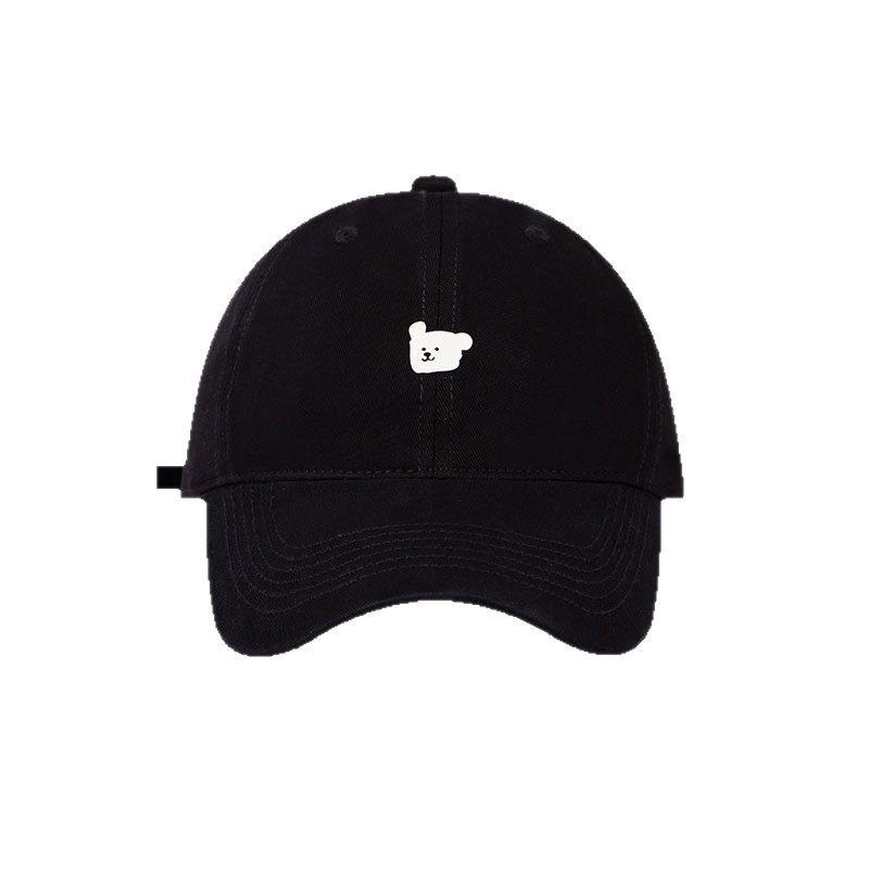 Korean Version of Color changing Puppy Hot Painted Hat Baseball Hat Women's New Four Season Versatile Curved Brim Soft Top Baseball Cap