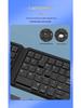 Dual-Fold Mini Bluetooth Keyboard with Touch Numeric Keys - Multi-System Compatible.