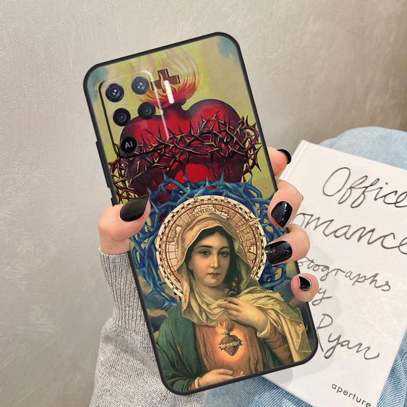 

Virgin Mary Christian Case For Oppo A57 A17 A77 A18 A38 A58 A78 A98 A74 A54 A94 A80 A60 A40 A96 A76 A16 A15 A5 Pro OPPO A94 4G