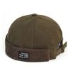 Beanie Hat Without Visor Docker Brimless Hats Dome Corduroy For Men Women Y2K Vintage Retro Streetwear Winter Autumn Cap