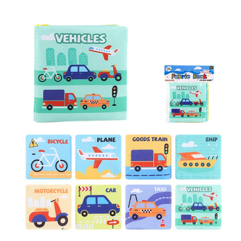 Baby Early Education Farm Animal Hand Book Tear-resistant Cognitive Baby Cloth Book