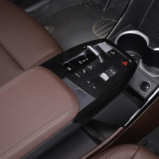 Glossy Black Center Console Gear Shift Panel Cover for BMW X1 U11 -24