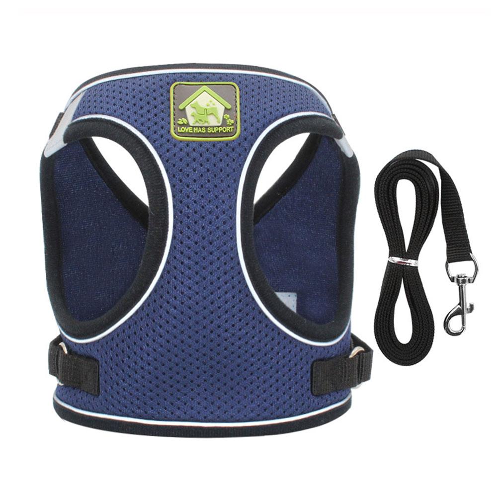 Breathable Cat Harness with Leash Anti-Escape Cat Vest Harness Collar for Kitten Pet Accessories Adjustable Puppy Harness Leads