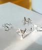 Reindeer Letter Silver Initial Ring 10 (A-Z) (B Type)