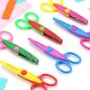 Minimalistic Lace Scissors Wavy Pattern Small Round Head Children Special Student Art Tool Stationery Scissor For Scrapbooking