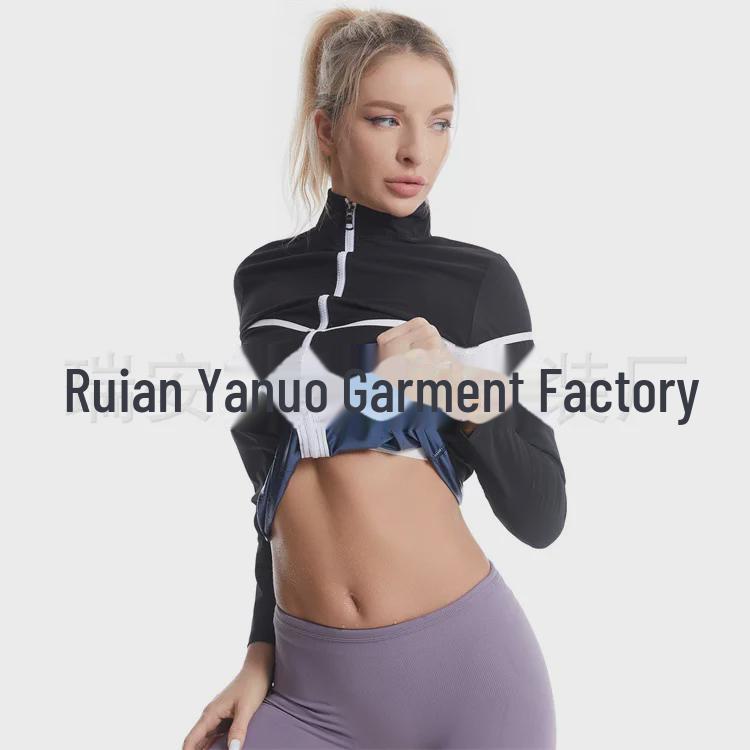 Women's Fitness Corset: European Size Yoga & Running Sweat Suit for Body Shaping and Abdomen Support.