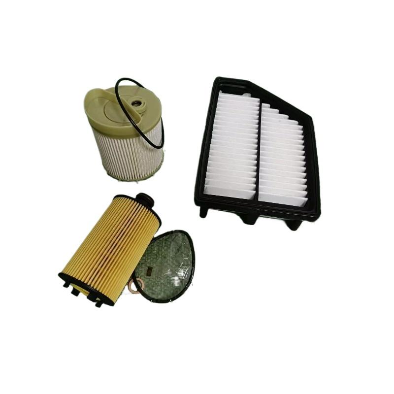 Oil Filter+Air Filter+Diesel Fuel Filter For Ssangyong Korando 2.0L Diesel Car 23140-34100 67118-03009 22476-34000