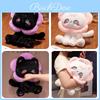 Cat Beauty Plush Toy Cute Cartoon Black And White Cat Perfect Gift For Girls