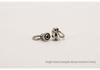 Monk's Head Silver Metal Pacifier Stud Luggage Accessory with Ring Buckle and Leather Multi-Spec Ornaments
