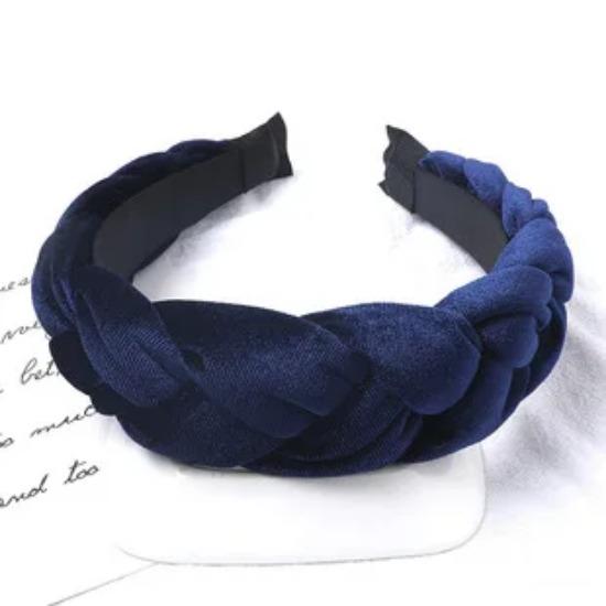 Fasce per Capelli Grandi in Velluto Intrecciato a Torsioni Parrucca Intrecciata Fascia per la Testa a Treccia Larga Accessori per Capelli Donna