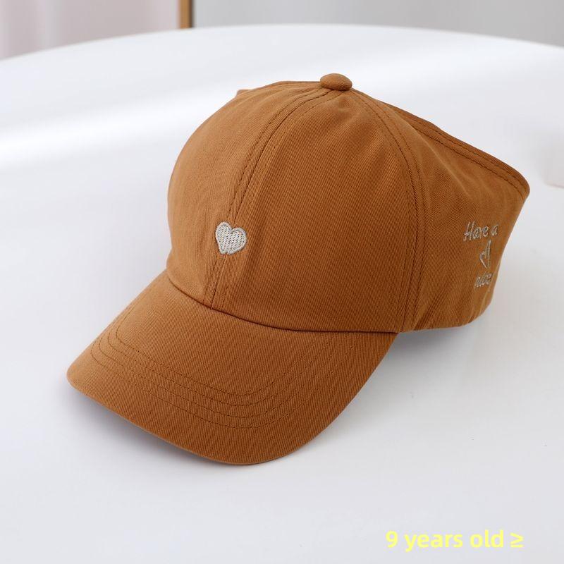 Hot High Ponytail Kids Hat Baseball Cap for Girls OutdoorTravel Sun Hat Adjustable Children Peaked Cap Hollow Back Ponytail Caps
