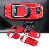 4pcs Inner Door Handle Bowl Cover Trim Set Interior Door Bowl Panel Protector Sticker Replacement for JL JLU 2018-2025