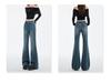 2025 Women's High-Waisted Retro Micro-Flare Stretch Jeans – Non-Clingy, Flattering Bell Bottoms