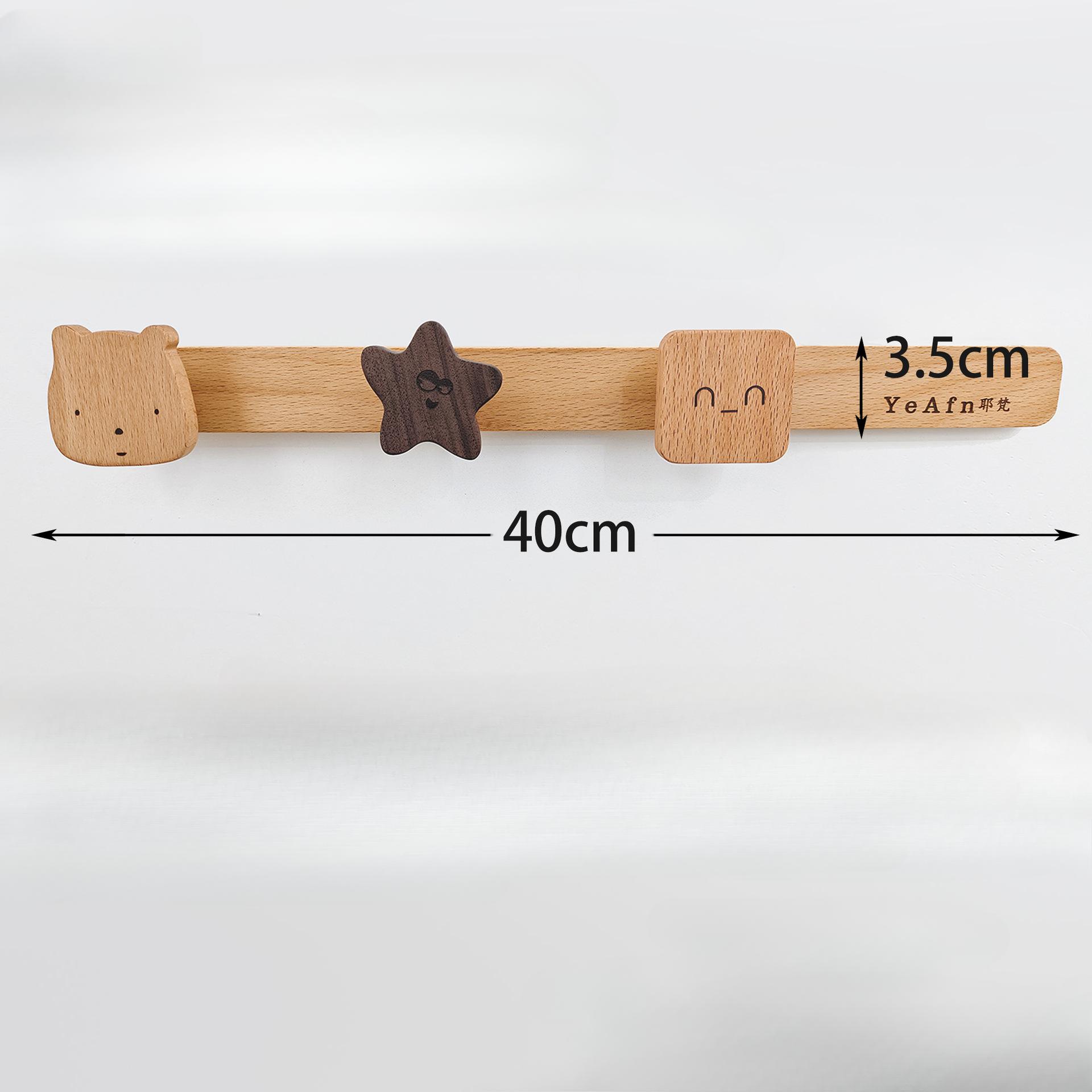 

Массив дерева, Милый крючок для двери, Ряд крючков, Крючок для одежды, Настенное крепление для одежды, Прихожая, Без сверления, Крючок для хранения мелочей Pack of 1