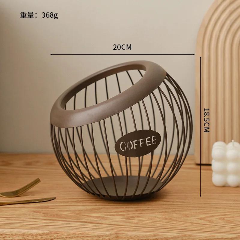 Creative Espresso Capsule Holder Container Counter Coffee Pod Holder Snack Fruit Organizer kitchen Accessories House Decor