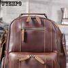 Vintage Men's Genuine Leather Backpack Classic Outdoor Travel Bag Large Capacity Crazy Horse Leather