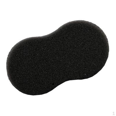 Black Reusable Haircutting Neck Duster Brush Cleaner Sponge for Broken Hair