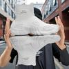 Scarpe autunnali traspiranti in rete tessuta a maglia volante casual sportive taglia grande sottili deodoranti calzini neri scarpe in rete