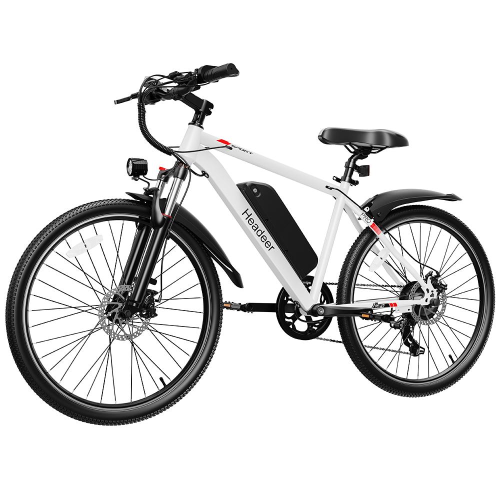 HEADEER BK1350 Adult Electric Bicycle 500W Brushless Motor 48V 15AH Lithium Battery 26 Inch Wheels Foldable E Bike for Daily Urban City Commuting
