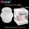 Insulated Thermos Lid with Silicone Cork and Wooden Top for Hot Water Bottles