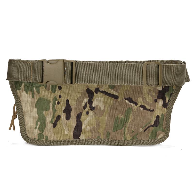 Triple Pocket Tactical Camo Waist Bag: Waterproof, Small, Outdoor, Cycling, and Mountaineering Sports Pack