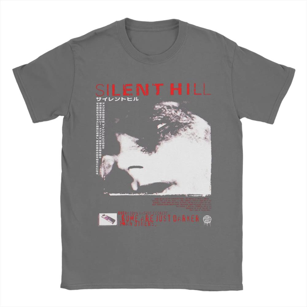 Mens Silent Hill 1 Game Printed T Shirts Cotton Clothing Funny Women Short Sleeve Round Collar Tee Shirt New Arrival TShirts