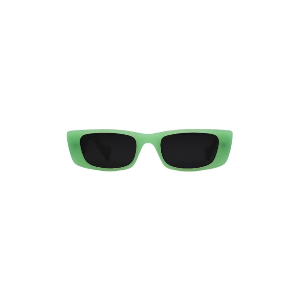 

Knotwtr Women S Then Look At You Sunglasses In Lime Squeeze Lime Squeeze One Size