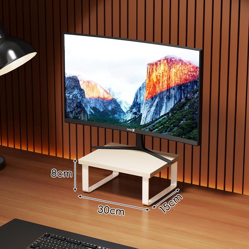 Multifunctional Laptop Stand and Monitor Riser with Storage Shelf