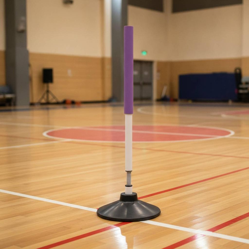Training Pole with Rubber Base Weighted Agility Poles for Coaches,