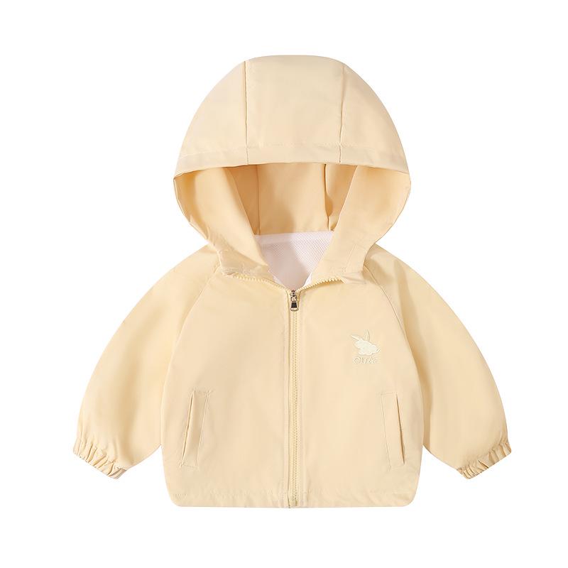 867 Kids' Stylish Spring & Autumn Jacket - Boys & Girls Solid Color Outdoor Coat, Ideal for School Uniforms