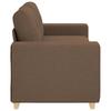 Loveseat Sofa In Brown 180 X 77 X 82 Cm Fabric